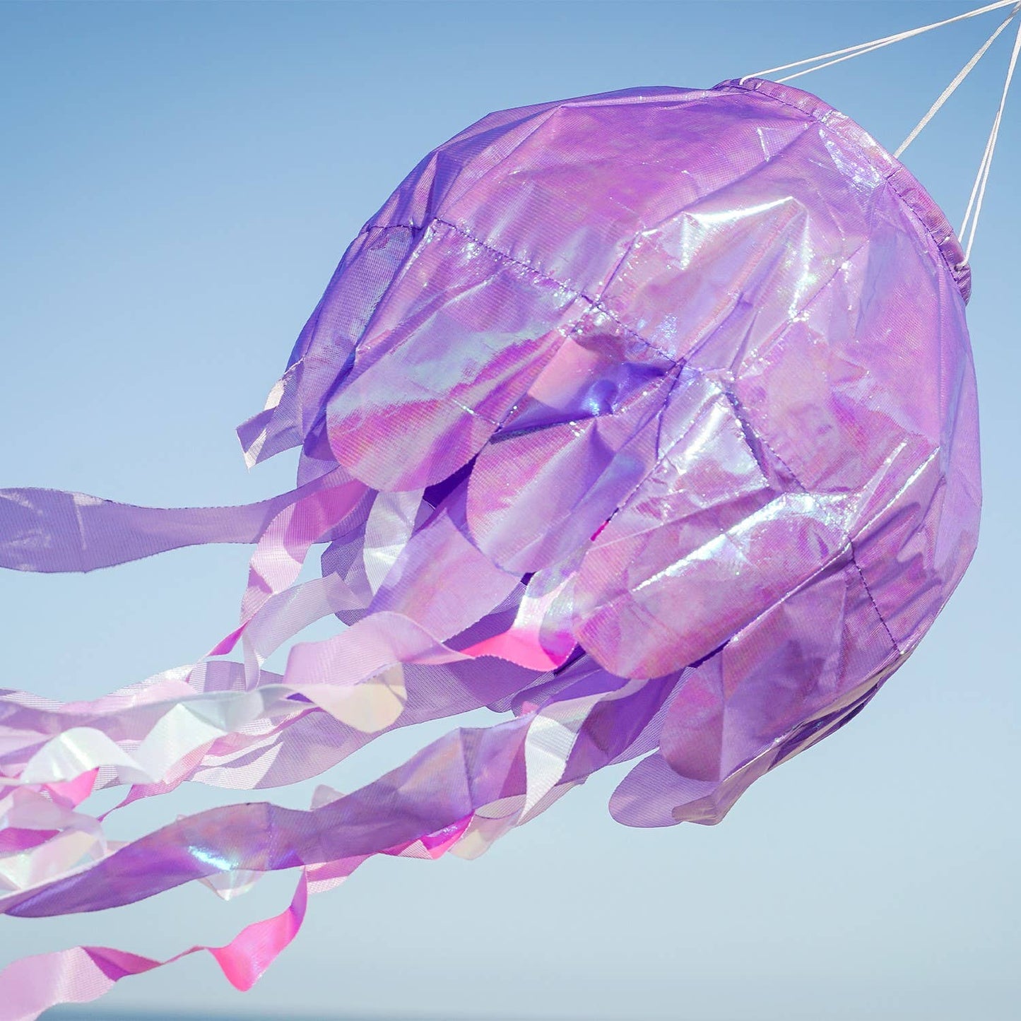 40-inch Purple Iridescent Jellyfish 3D Windsock