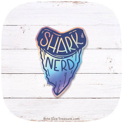 Shark Tooth Holographic Sticker