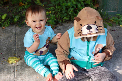 Otter 3D Hoodie - Kids & Toddler Sea and River