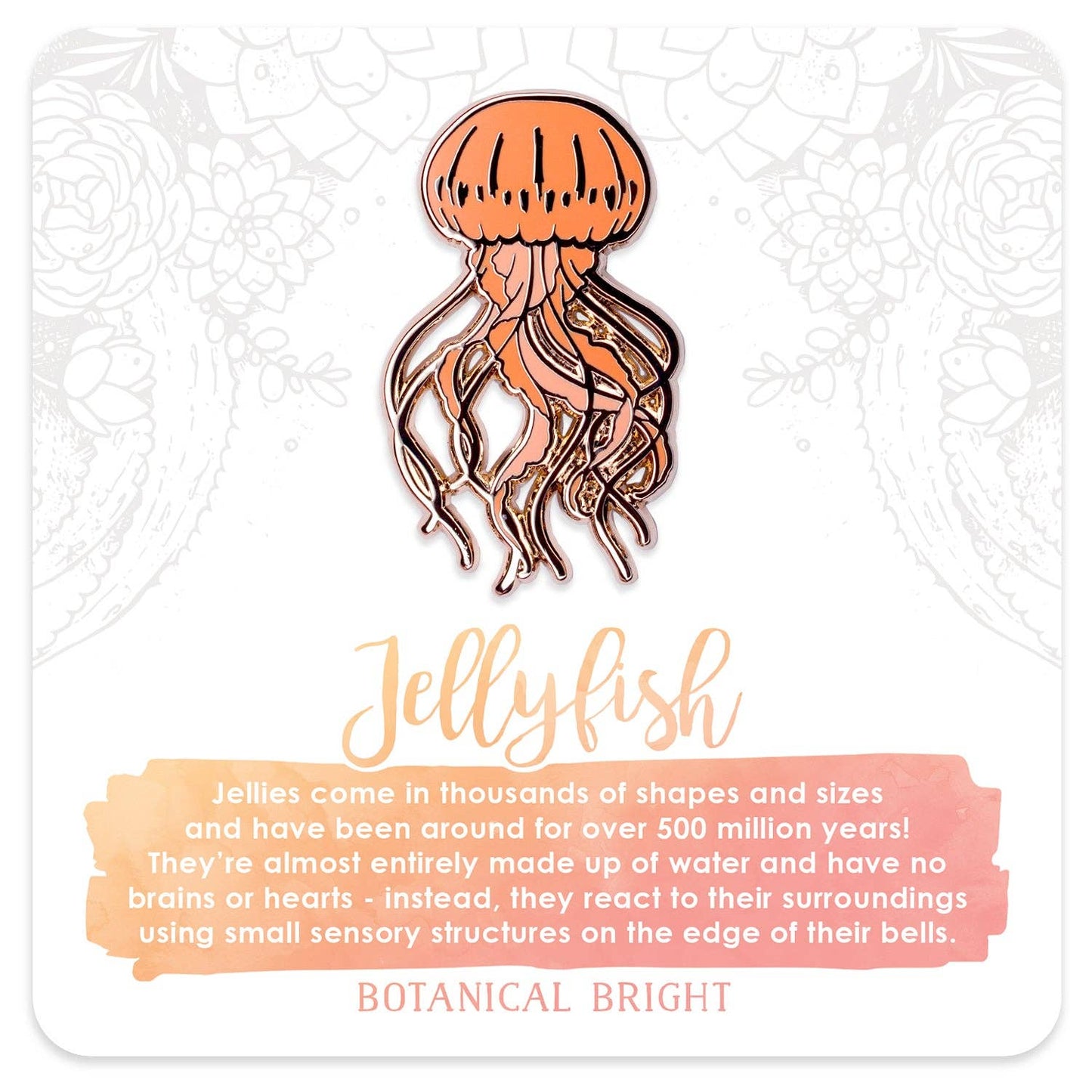 Jellyfish Enamel Pin