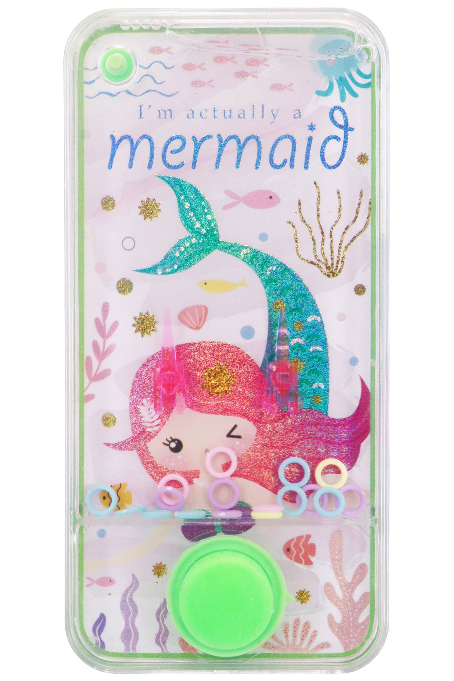 Glittery Mermaid Handheld Water Game - 24 Pcs