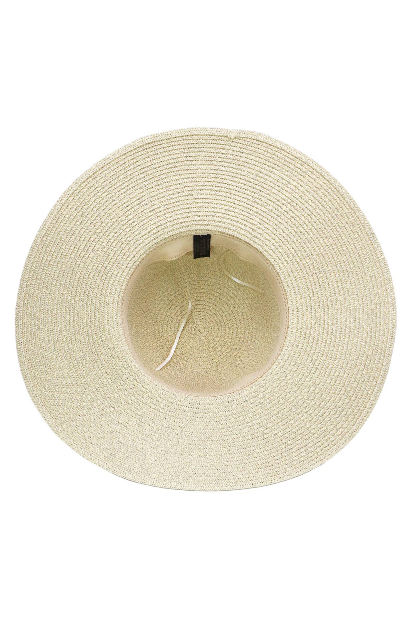 Seashell Starfish Gold Chain Straw Floppy Sun Hat