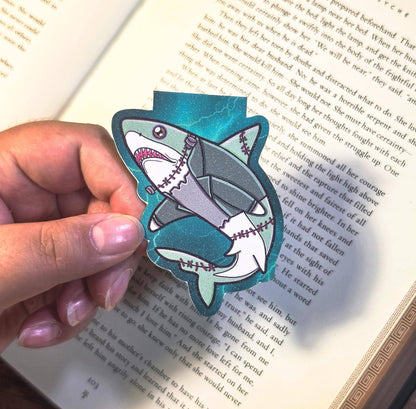 Halloween Monsters Shark Magnetic Bookmarks