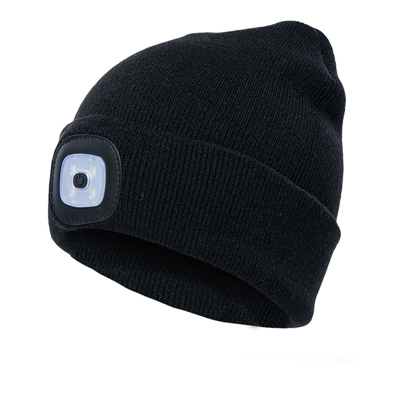 Black LED Beanie