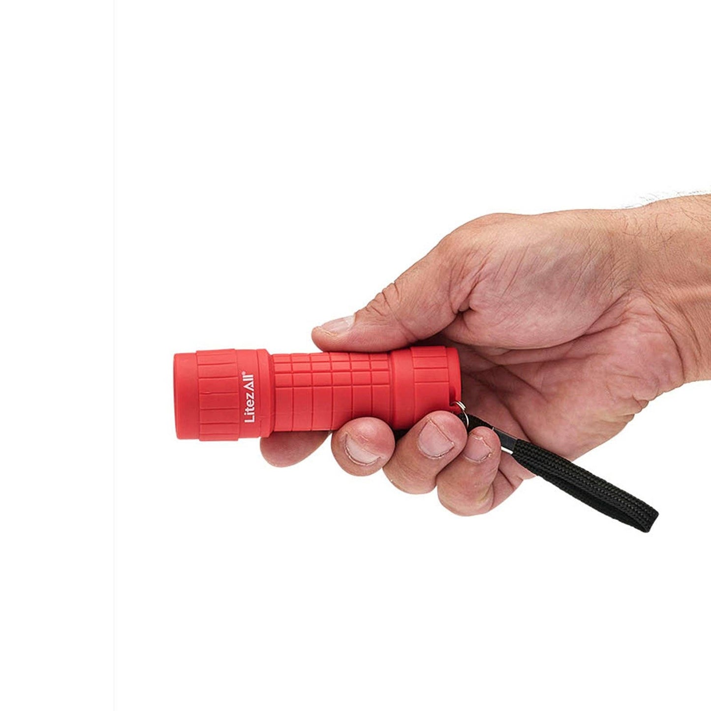 LitezAll 100 Lumen All Weather Rubber Coated Flashlight