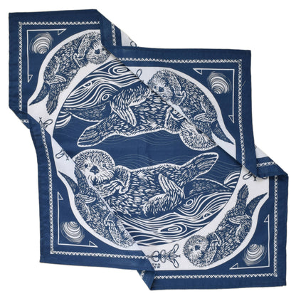 Otter Bandana - 100% Cotton - Nautical Print - Hanky Ascot