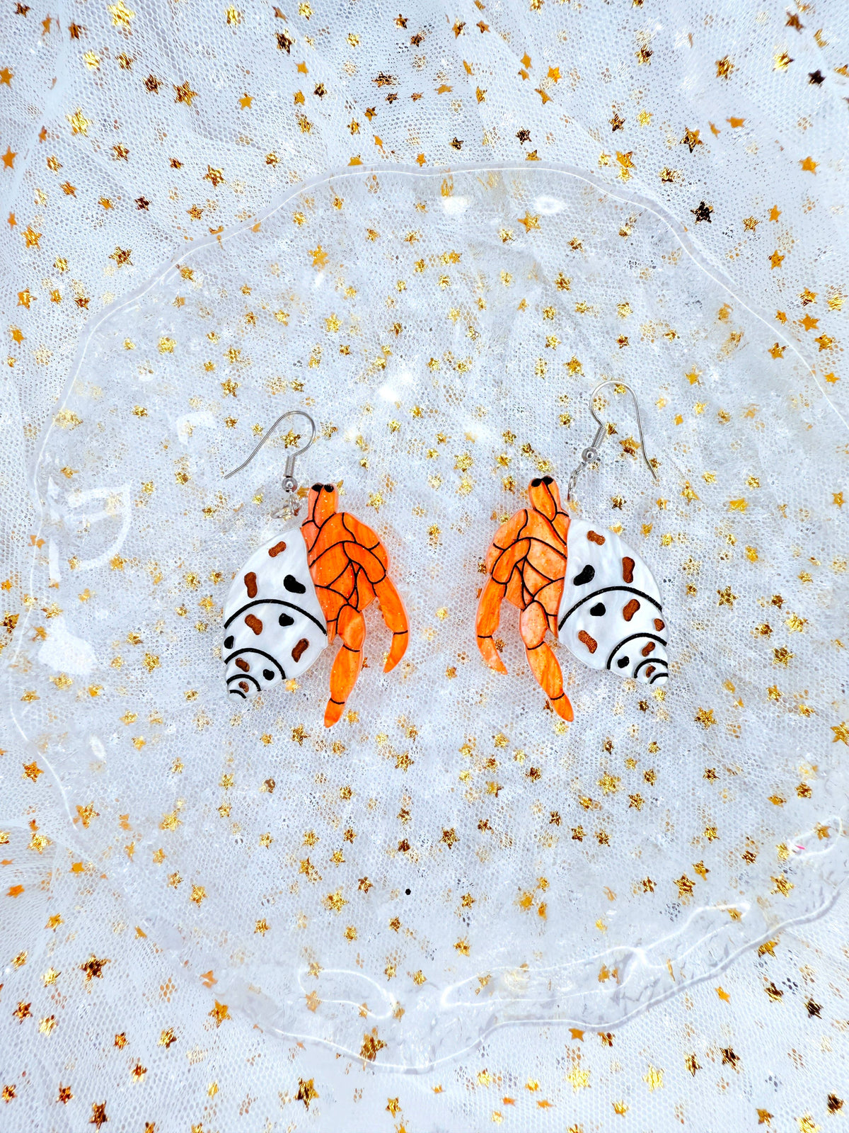 Hermit Crab Earrings (Moo Chic)