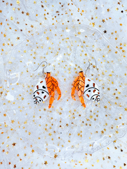 Hermit Crab Earrings (Moo Chic)