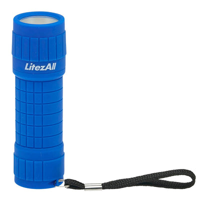 LitezAll 100 Lumen All Weather Rubber Coated Flashlight