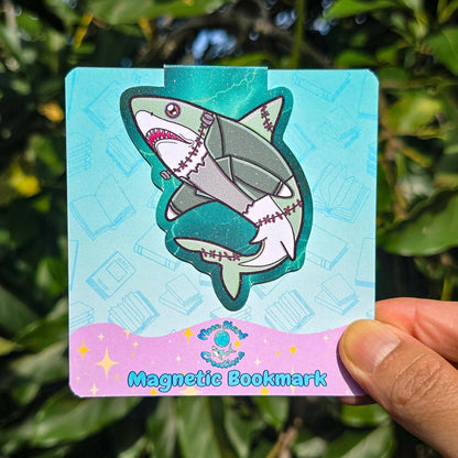 Halloween Monsters Shark Magnetic Bookmarks