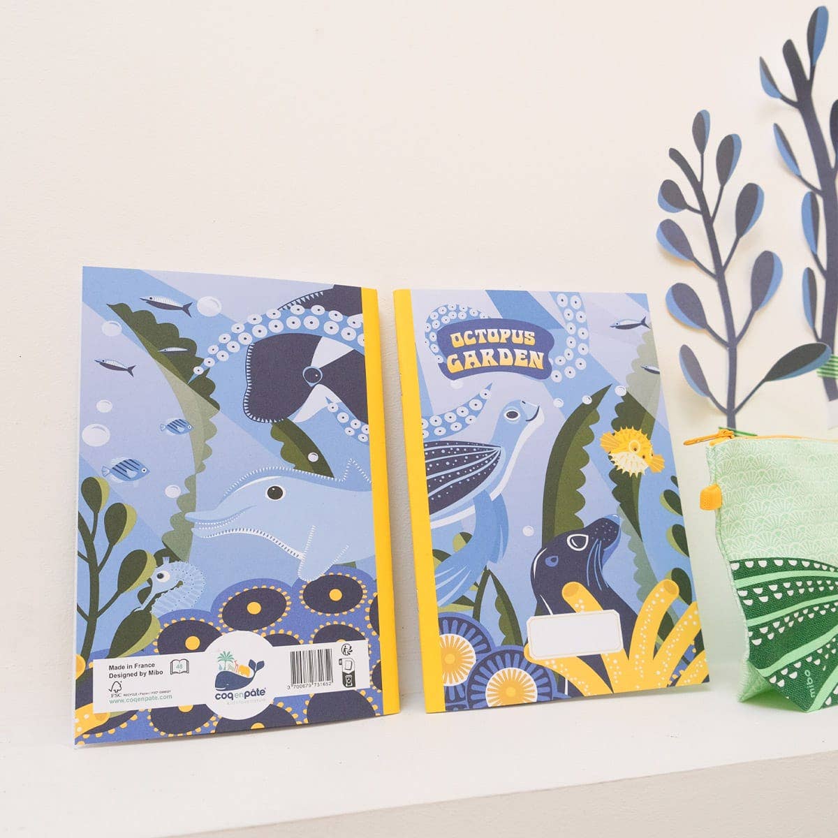 Octopus Garden Recycled paper A5 notebook