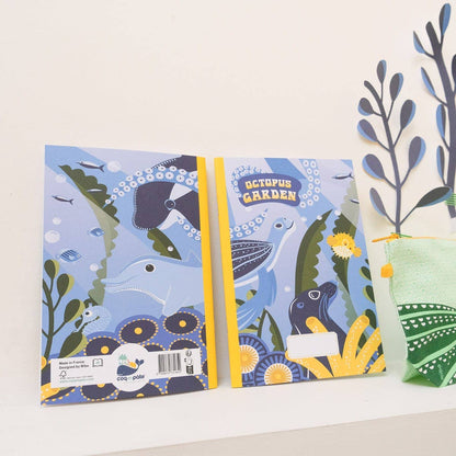 Octopus Garden Recycled paper A5 notebook