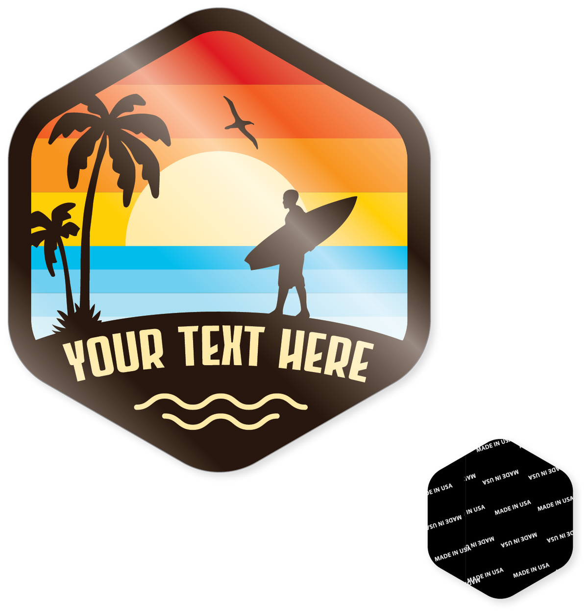 Cabrillo Beach Surfer Magnet