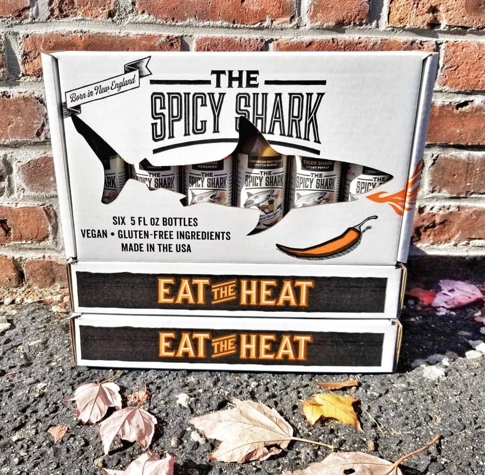 The Spicy Shark Hot Sauce Gift Box