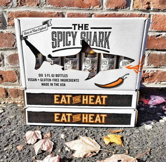 The Spicy Shark Hot Sauce Gift Box