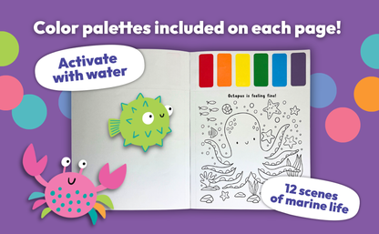 Paint Magic Under the Sea – Watercolor Paint Book for Kids