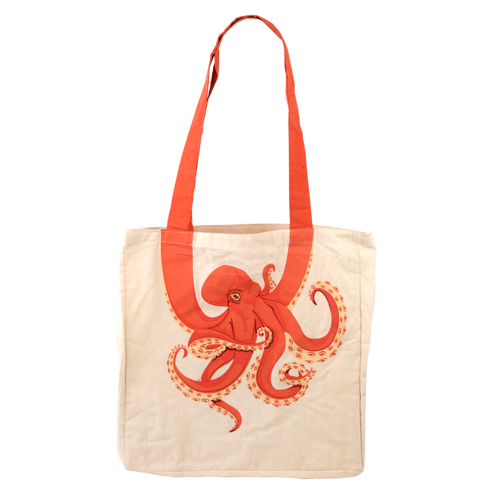 16" OCOTPUS TAIL ECO-FRIENDLY CANVAS BAG
