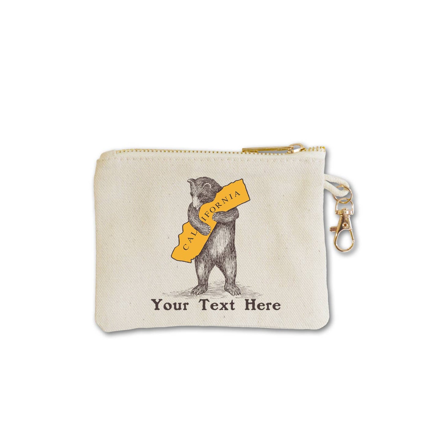 Customizable Coin Purse with clasp