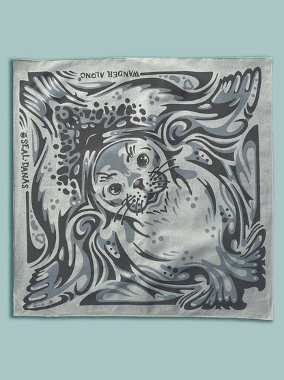 Seal Inspired Cotton Bandanas 22", USA Made