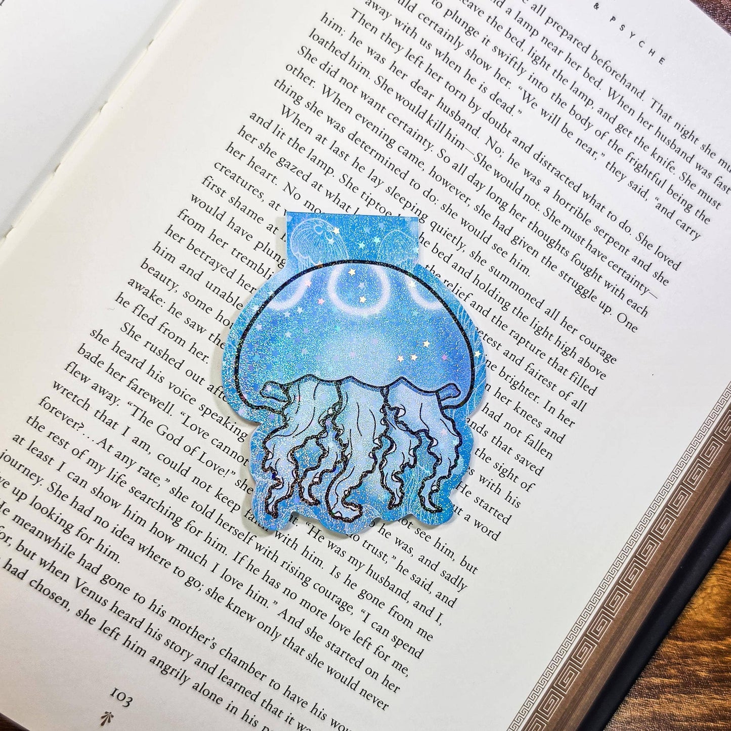 Moon Jellyfish Magnetic Bookmarks | Book Lover Page Marker