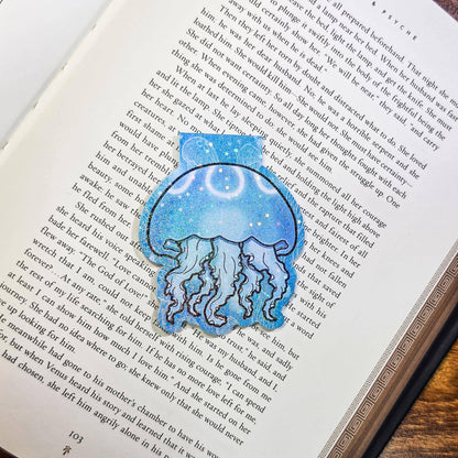 Moon Jellyfish Magnetic Bookmarks | Book Lover Page Marker