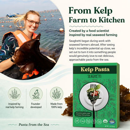Seaghetti Kelp Pasta - Gluten-Free, Vegan, Organic