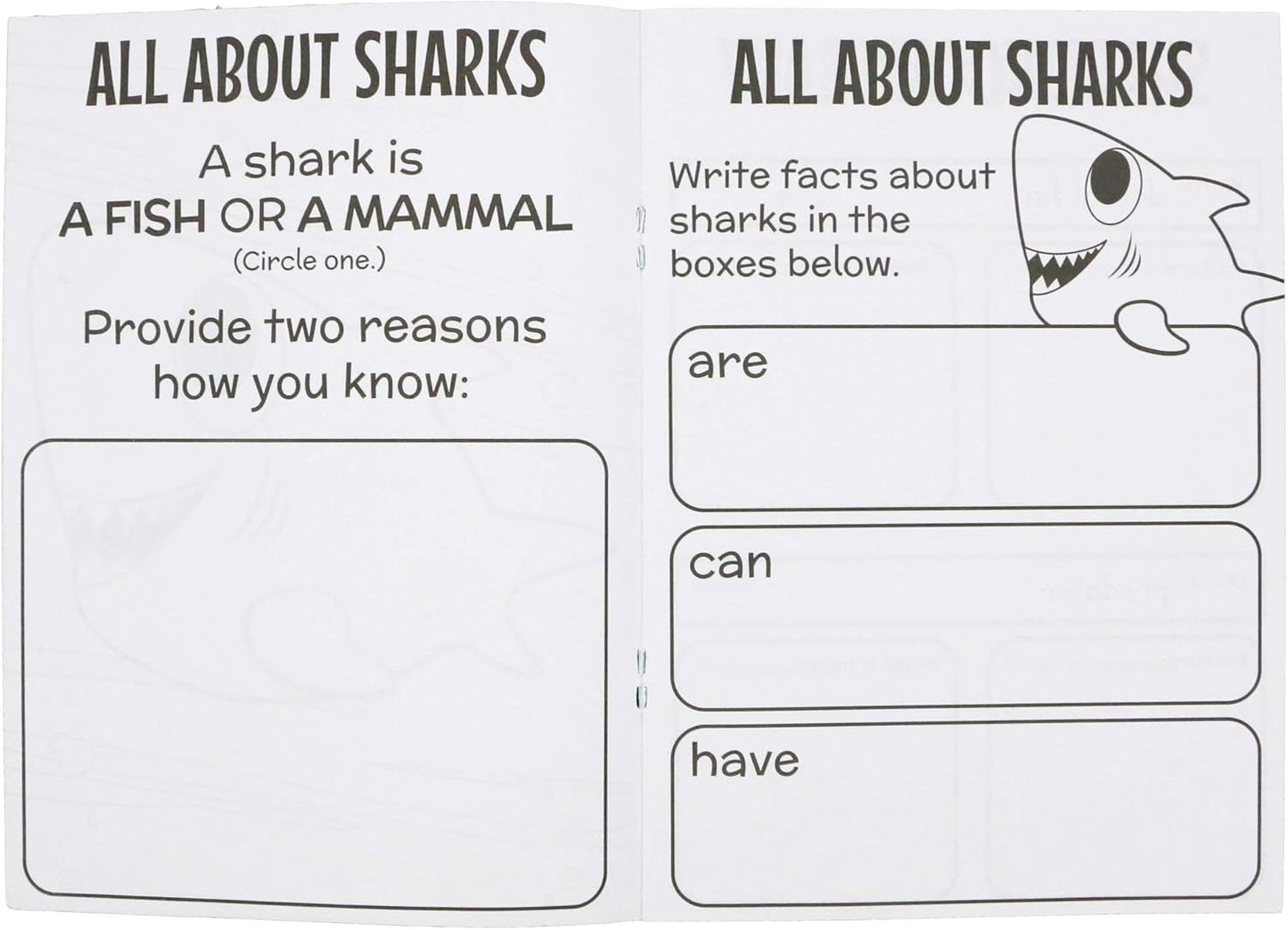 SHARK ACTIVITY BOOK