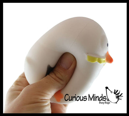 1 Seagull Squishy Squeeze Stress Ball Soft Doh Filling - Lik