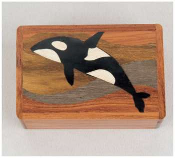 Wood Box Orca