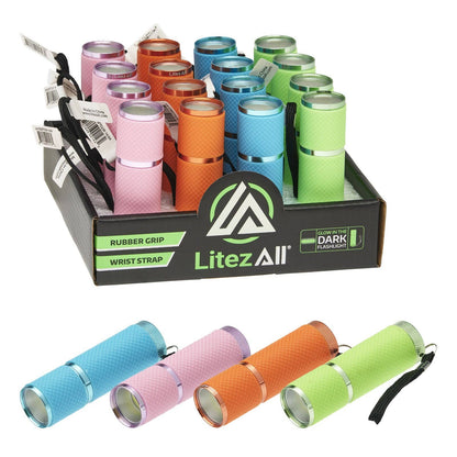 LitezAll Glow In the Dark LED Pocket  Flashlight with COB LED