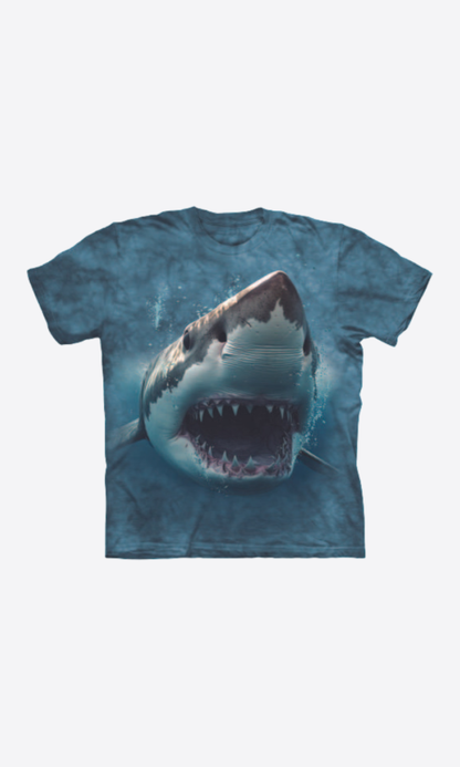 Kids Shark Natural Dyed T-shirt