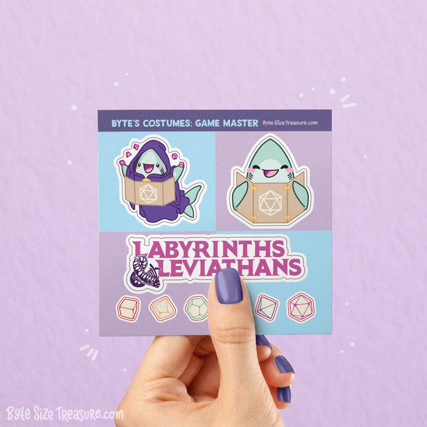 Shark Costumes - Game Master Sticker Sheet