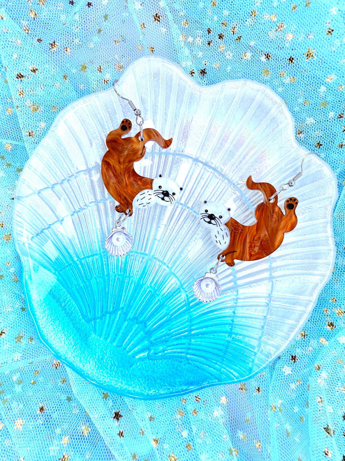 Otter Earrings