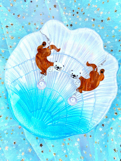 Otter Earrings