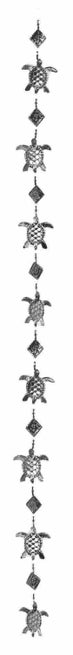 SEA TURTLE HANGING TIN FOIL