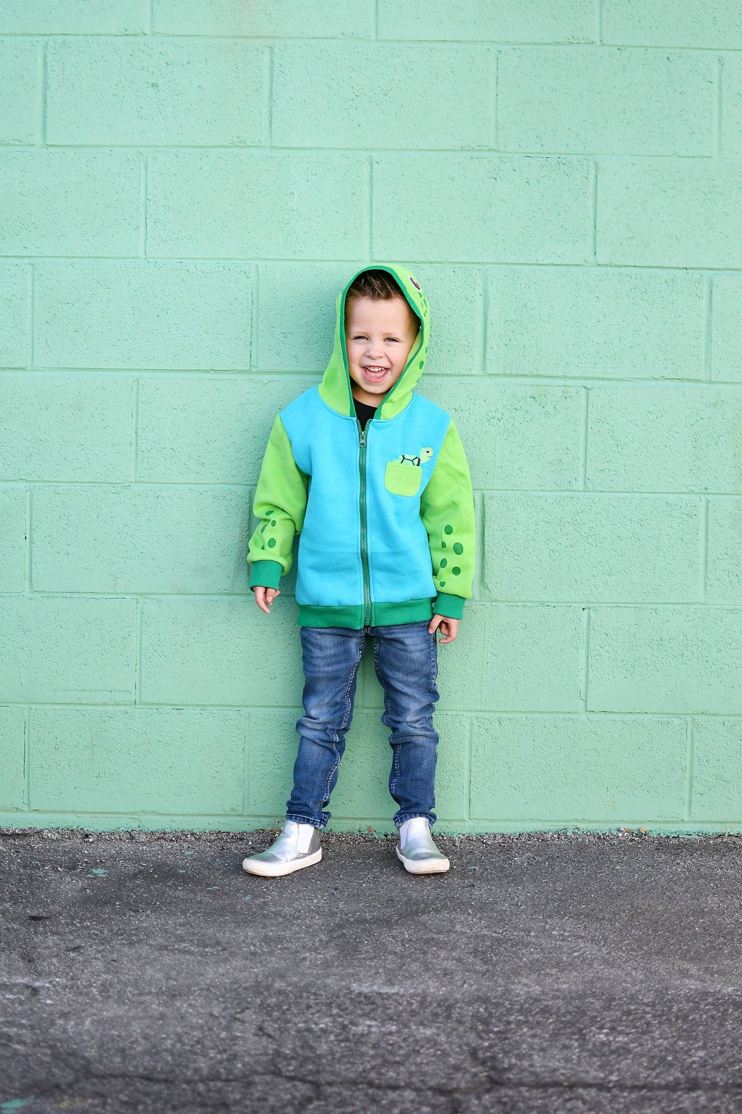 Sea Turtle 3D Backpack Hoodie - Kids & Toddler