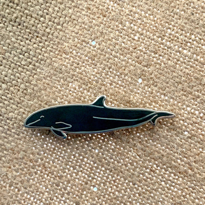False Killer Whale Cetacean Pin