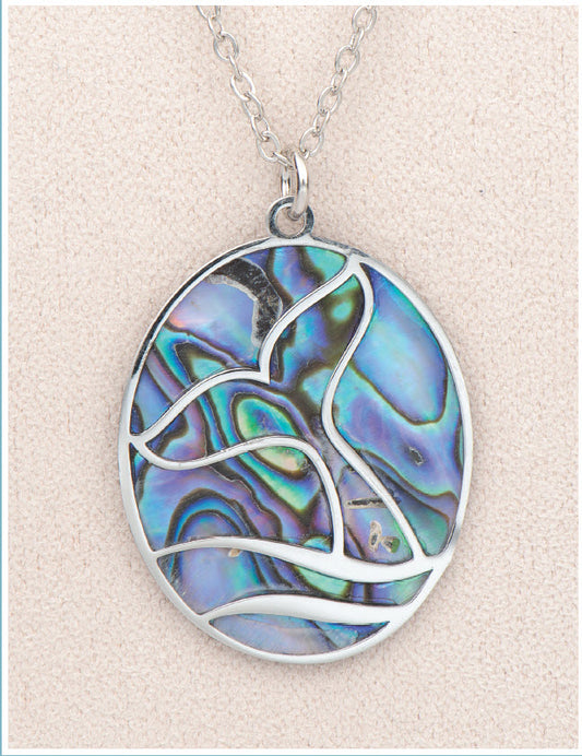 Filigree Whale Tail Necklace