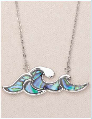 Breaking Wave Necklace