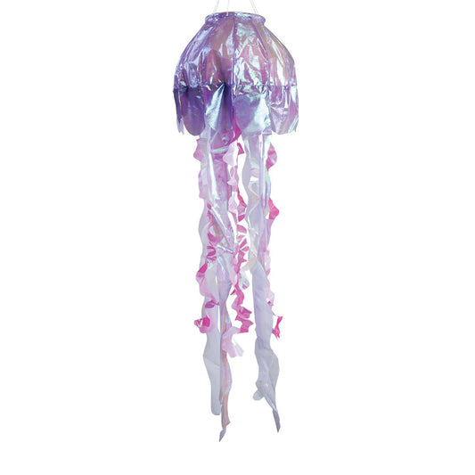 40-inch Purple Iridescent Jellyfish 3D Windsock