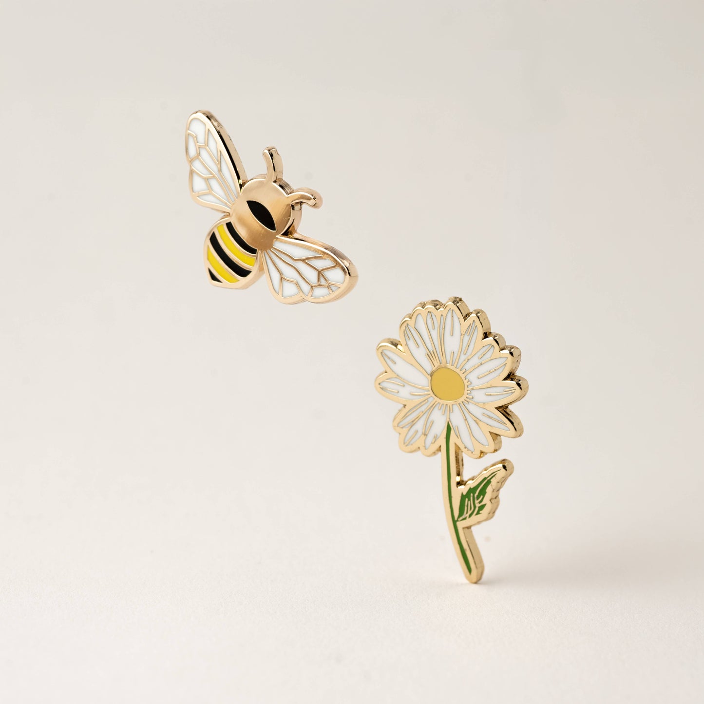 Pollinator Gift Set  - Bee & Daisy Flower Pins