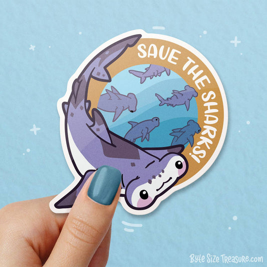 Hammerhead Shark Vinyl Sticker