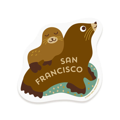 Custom Sea Lions Vinyl Sticker