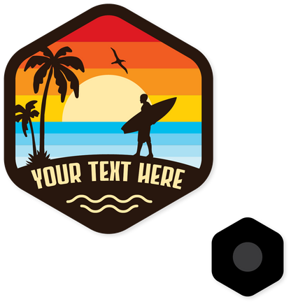 Cabrillo Beach Surfer Magnet
