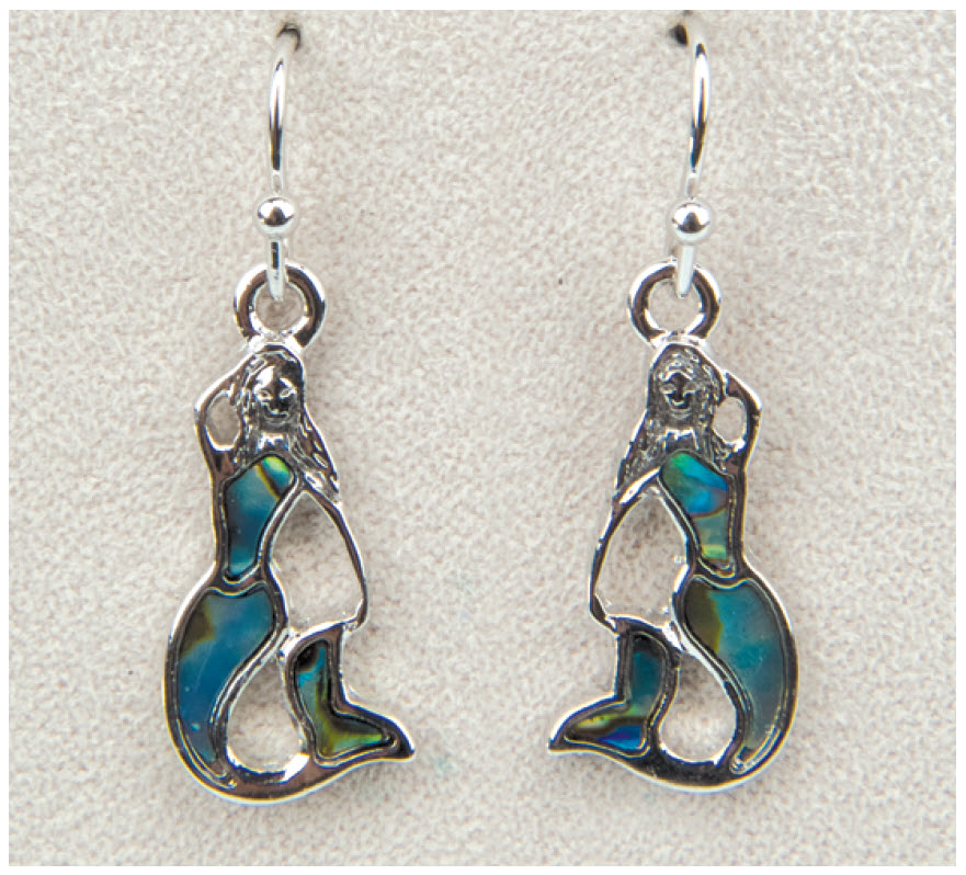 Mermaid Abalone Earrings