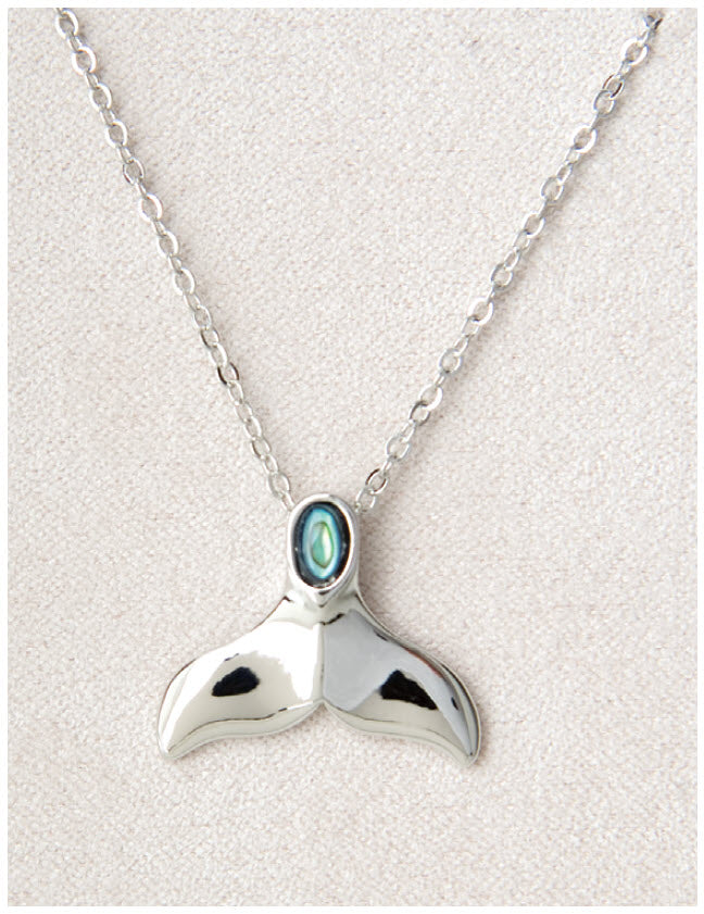Whale Tail Abalone Necklace