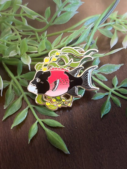 Sheephead Enamel Pin - Kelp Forest Friends