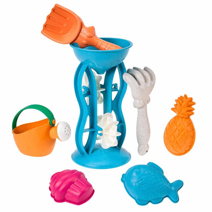 Wheat Straw Beach Toy Set Water Wheel