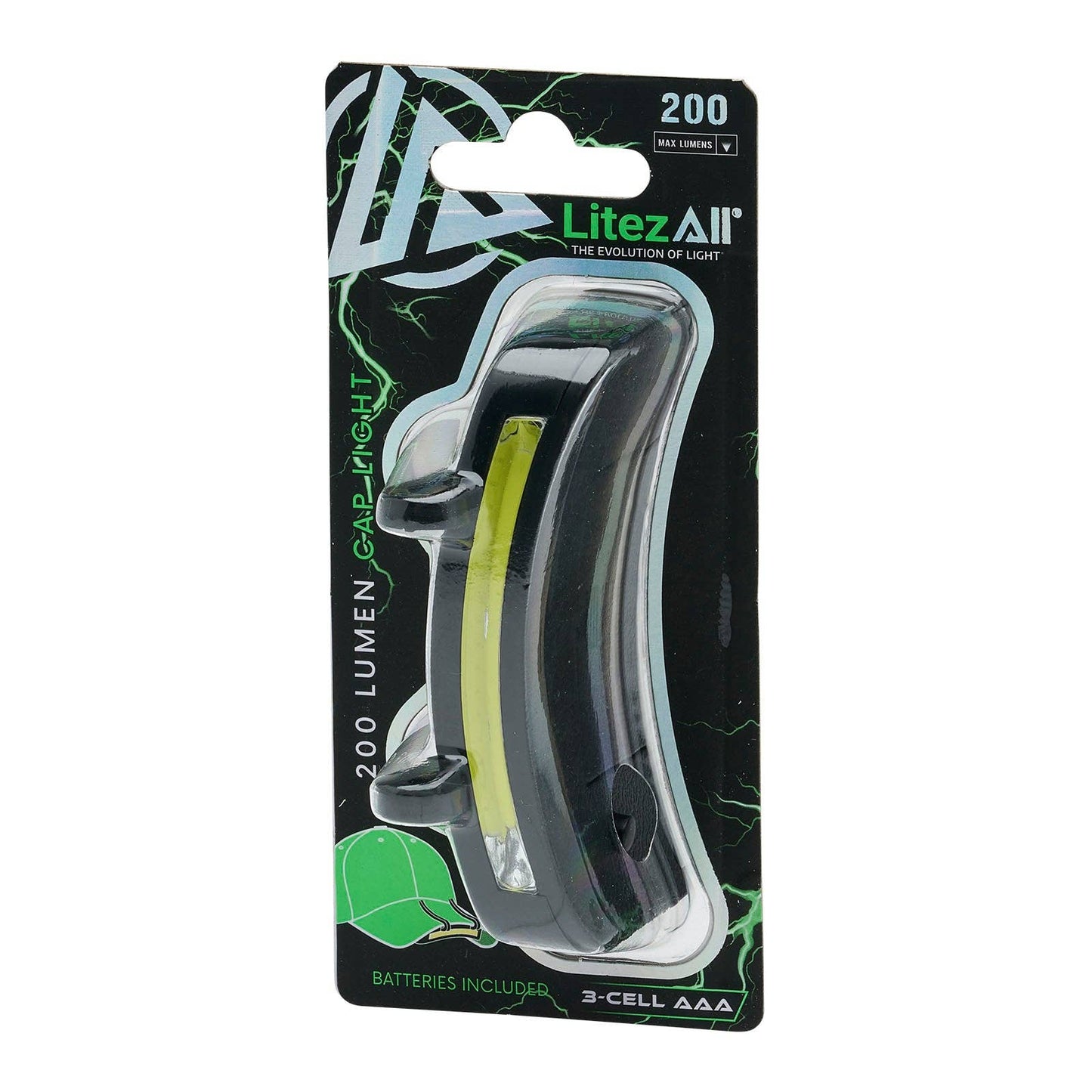LitezAll 200 Lumen Clip On Cap Light