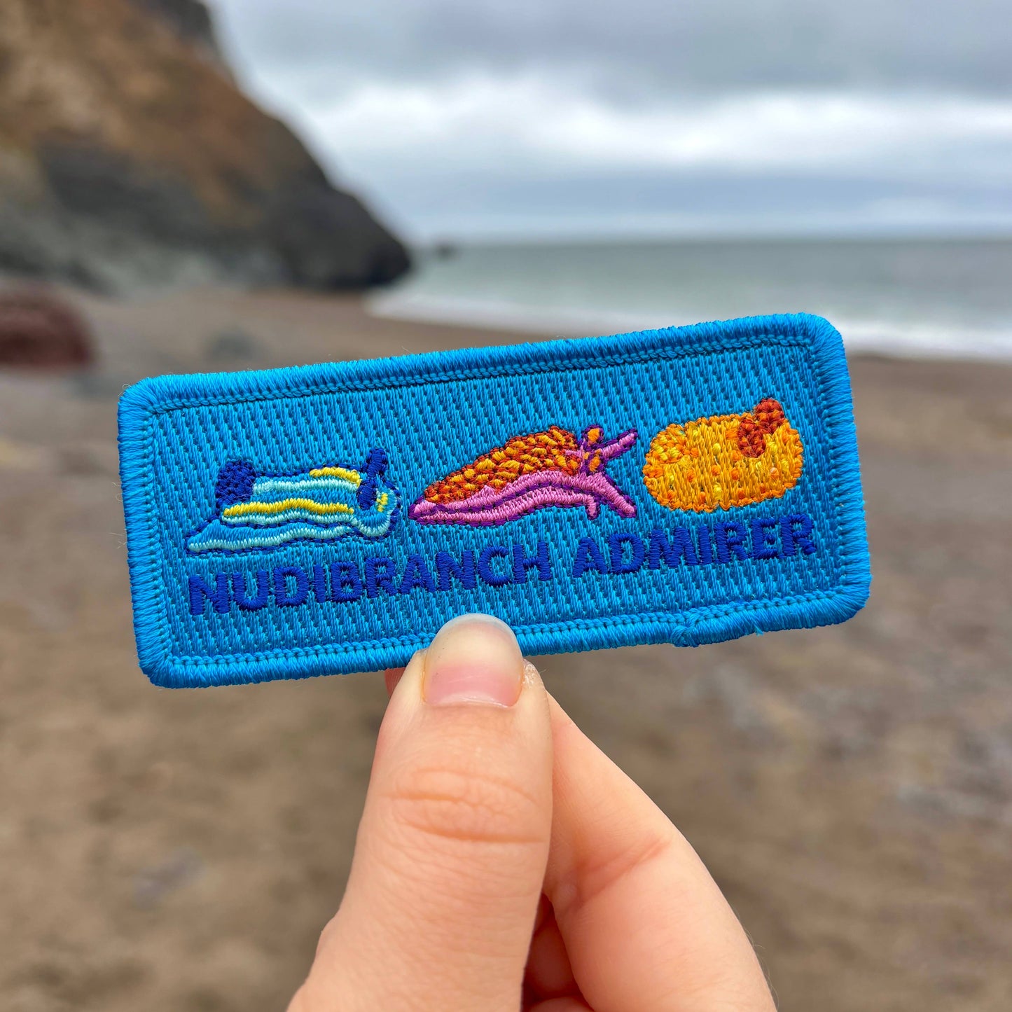 Nudibranch Admirer Iron-on Patch